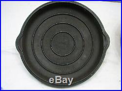 Griswold Cast Iron Chicken Fryer Pan 777 B with Lid 1098 C=B Dutch Oven Frying