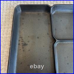 Griswold Cast Iron Colonial Breakfast Skillet 666 Block Logo Erie PA Restored