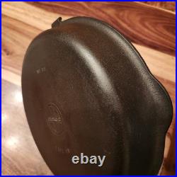 Griswold Cast Iron Double Skillet 80 Hinged Top, SBL, 1103A, Erie Pa, Restored