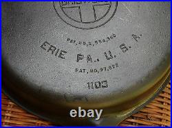 Griswold Cast Iron Double Skillet Top 80 Large Logo 1103 Clean Level NICE