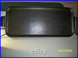 Griswold Cast Iron Griddle 744 B Large Logo Erie Pa USA No. 7 Vintage