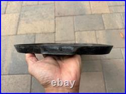 Griswold Cast Iron Griddle 908A Damaged hole, Rust, Wear Poor Condition