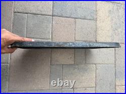 Griswold Cast Iron Griddle 908A Damaged hole, Rust, Wear Poor Condition