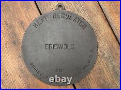 Griswold Cast Iron Heat Diffuser (2nd Variation with Smooth Bottom)