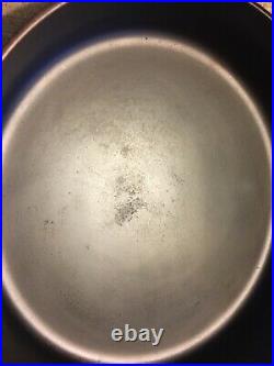 Griswold Cast Iron Hinged Skillet with Lid No. 8 Hammered Erie PA. No. 2008 Nice