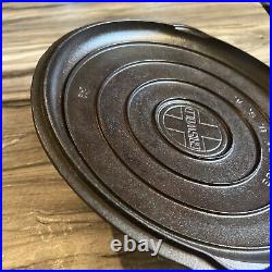 Griswold Cast Iron Low Dome #12 Skillet Lid Erie PA 472 Rare