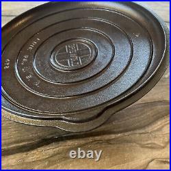 Griswold Cast Iron Low Dome #12 Skillet Lid Erie PA 472 Rare