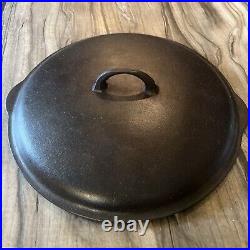 Griswold Cast Iron Low Dome #12 Skillet Lid Erie PA 472 Rare