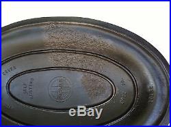 Griswold Cast Iron No 15 Oval Skillet 1013c With Lid Erie Pa Fryer