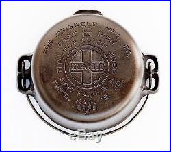 Griswold Cast Iron No. 6 Tite-Top Dutch Oven & Lid with large block logo 2605 A