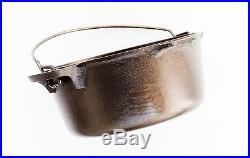 Griswold Cast Iron No. 6 Tite-Top Dutch Oven & Lid with large block logo 2605 A