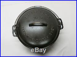 Griswold Cast Iron No 8 Dutch Oven Antique Tite-Top Vintage Camping Cooking Fire