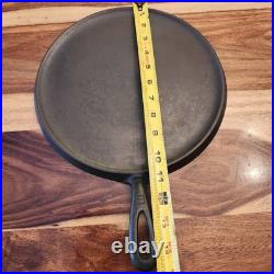 Griswold Cast Iron Round Griddle #9, LBL, 609, c1920-40, Cleaned & Seasoned