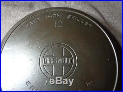 Griswold Cast Iron Skillet 12 Nice Cookware