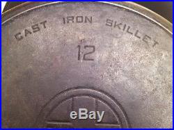 Griswold Cast Iron Skillet 12 USA