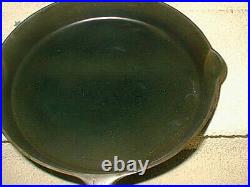 Griswold Cast Iron Skillet 14 718B Large Logo WithHeat Ring No Chips Or Cracks