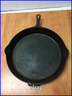 Griswold Cast Iron Skillet #14 Heat Ring P/N 718 READ