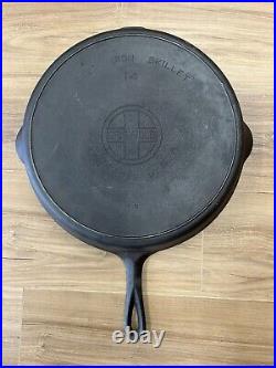 Griswold Cast Iron Skillet 14 Inch Number 718