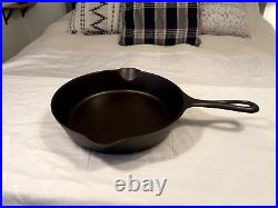 Griswold Cast Iron Skillet 699A #6 Large Block Slant Logo + Heat Ring