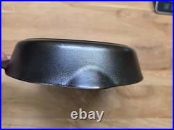 Griswold Cast Iron Skillet #7 Large Block EPU Logo Heat Ring 701H STUNNING