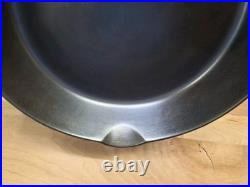 Griswold Cast Iron Skillet #7 Large Block EPU Logo Heat Ring 701H STUNNING