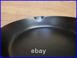 Griswold Cast Iron Skillet #7 Large Block EPU Logo Heat Ring 701H STUNNING