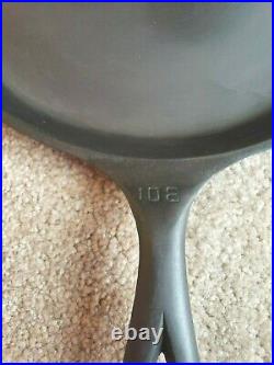 Griswold Cast Iron Skillet Griddle LBL 108 p/n 201A Fully Restored