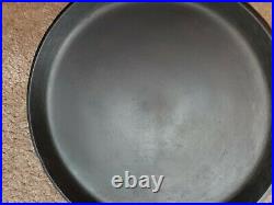 Griswold Cast Iron Skillet Griddle LBL 108 p/n 201A Fully Restored