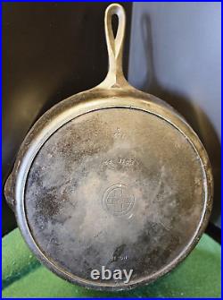 Griswold Cast Iron Skillet, No. 12, 719 A, Erie Pa, 1936-1944, Heat Ring, Small Logo