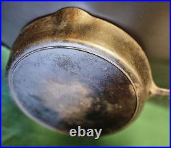Griswold Cast Iron Skillet, No. 12, 719 A, Erie Pa, 1936-1944, Heat Ring, Small Logo