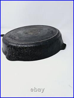 Griswold Cast Iron Skillet No. 12, Large Block Logo Heat Ring 719 FAST SHIPPING