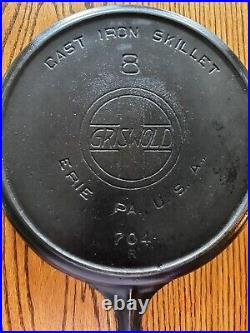 Griswold Cast Iron Skillet Set 3-10