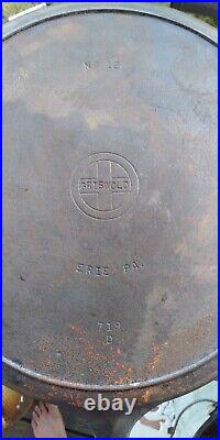 Griswold Cast Iron Skillet Size 12 719 Heat Ring Great Skillet
