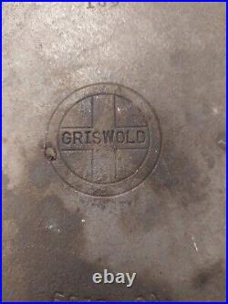 Griswold Cast Iron Small Logo 109 Skillet Griddle