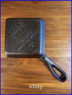 Griswold Cast Iron Square Egg Skillet Fully Restored 129A