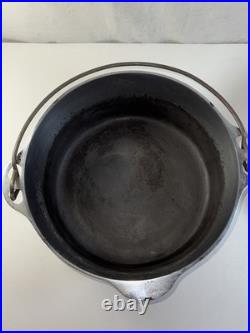 Griswold Cast Iron Tite Top Dutch Oven (#9 1289 Lid/#9 1279 Oven) Silver Chrome