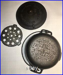 Griswold Cast Iron Toy # 0 Dutch Oven with Trivet