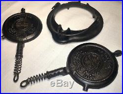 Griswold Cast Iron Toy # 0 Waffle Iron