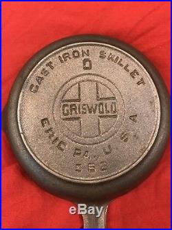 Griswold Cast Iron Toy Handle Griddle With Toy Skillet Size 0 565 562
