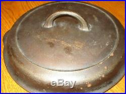 Griswold Cast-iron No 8 Skillet With LID 704 Very Good Condition