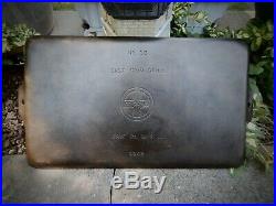 Griswold Cookie Sheet No 18 P/n1108 Cast Iron Clean And Flat