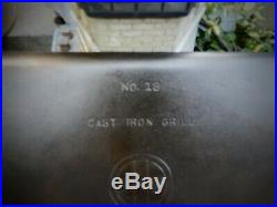 Griswold Cookie Sheet No 18 P/n1108 Cast Iron Clean And Flat