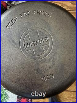 Griswold Deep Fat Fryer 1003 with Wire Basket Vintage RESTORED