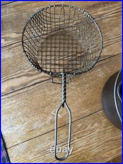 Griswold Deep Fat Fryer 1003 with Wire Basket Vintage RESTORED