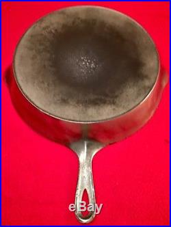 Griswold ERIE Cast Iron # 10 Skillet Bullseye Makers Mark