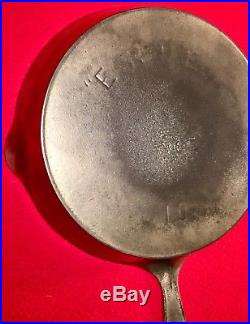 Griswold ERIE Cast Iron # 10 Skillet Bullseye Makers Mark