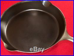 Griswold ERIE Cast Iron # 10 Skillet Bullseye Makers Mark