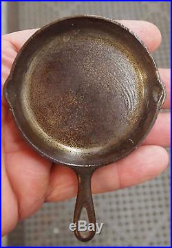 Griswold ERIE toy size #2 cast iron skillet