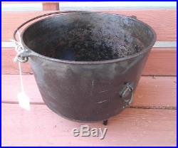 Griswold Erie 791 Antique Footed Cast Iron Pot Bean Kettle #8 1891 Country