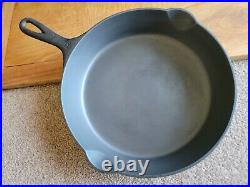 Griswold Erie #8 Slant Logo Cast Iron Skillet withHeat Ring p/n 704A